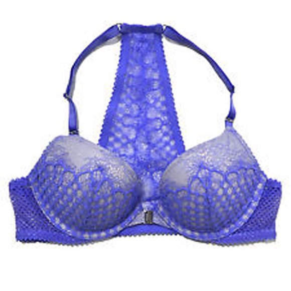 VICTORIA'S SECRET VERY SEXY PURPLE LACE PUSH-UP BRA - Picture 1 of 1